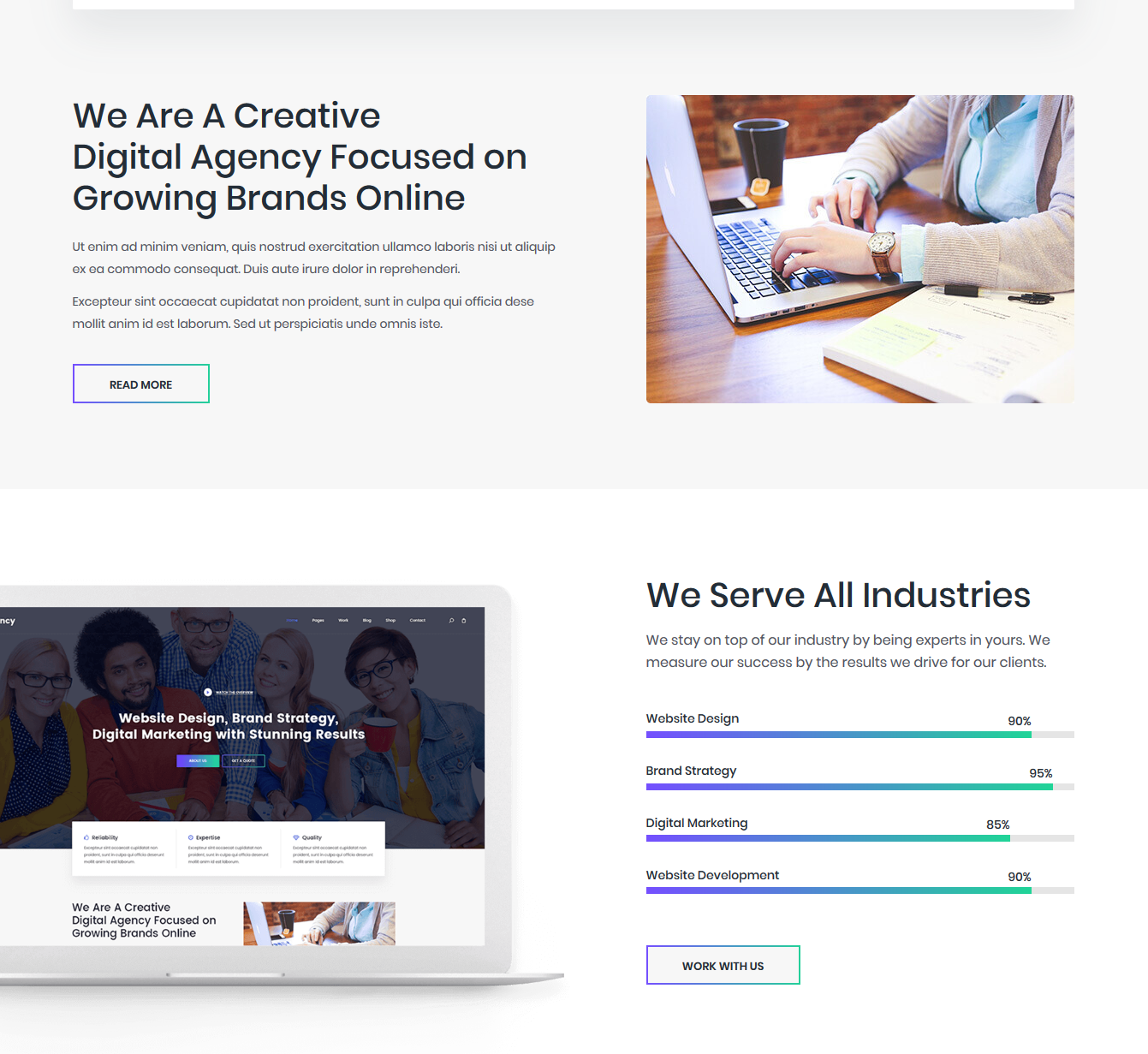 Fancy – Beautifully Crafted Free Bootstrap Corporate Template