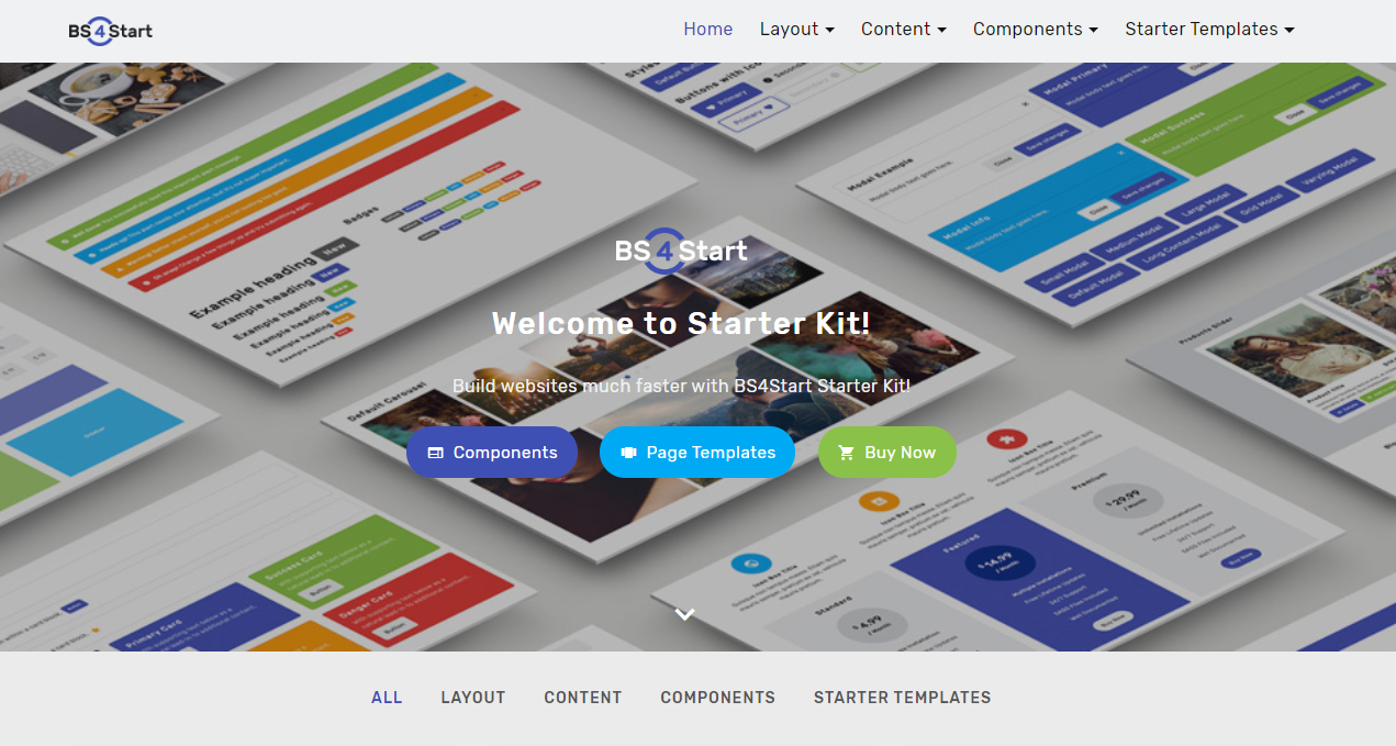 BS4 Start UI Kit
