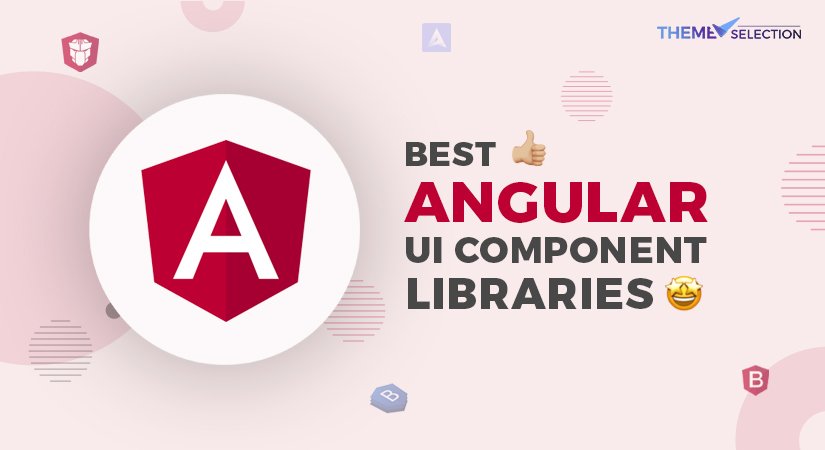 angular ui component libraries