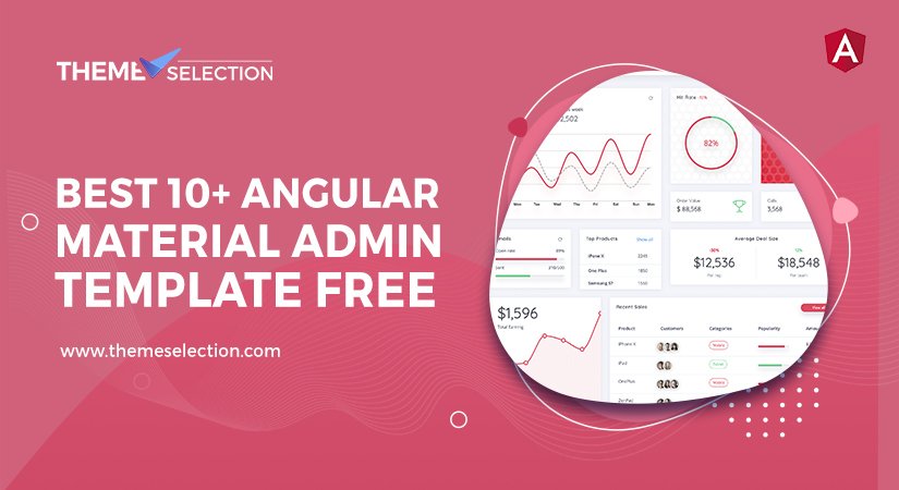 angular material admin template free