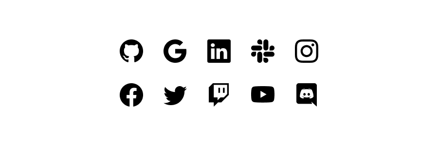 new social icons