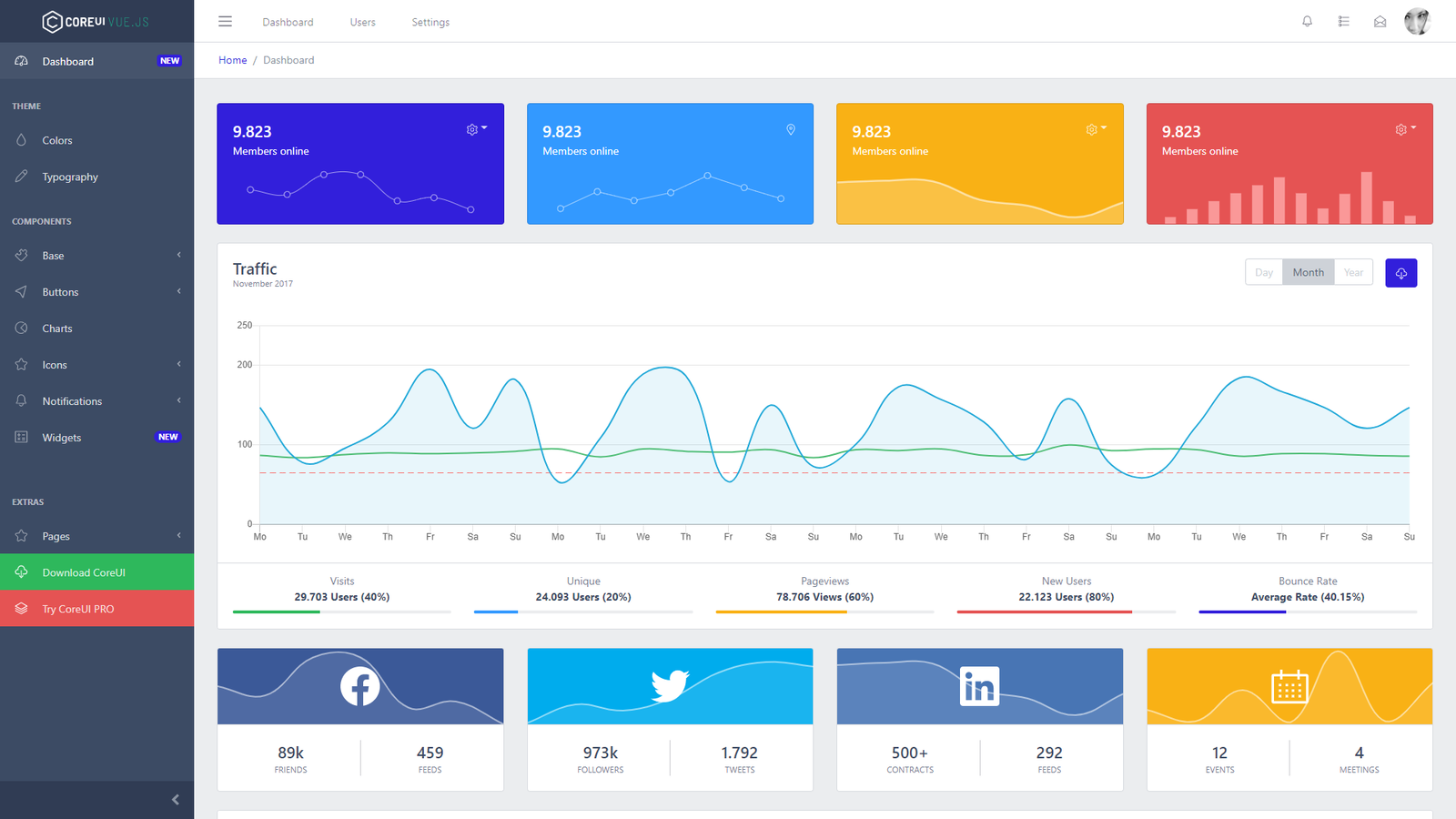 10+ Best Laravel Vue Admin Template Free 2023 - ThemeSelection