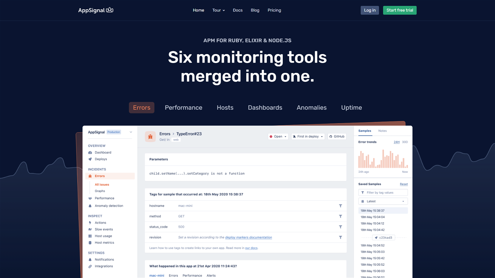 Sentry Frontend Monitoring Tools