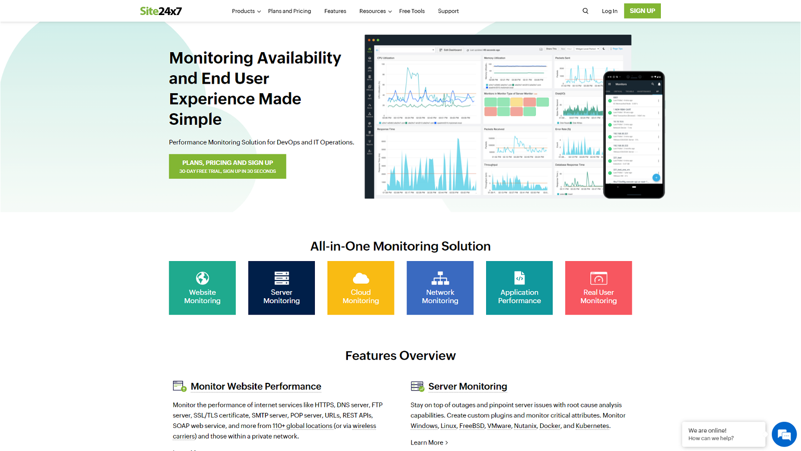 Site24x7 Frontend Monitoring Tools