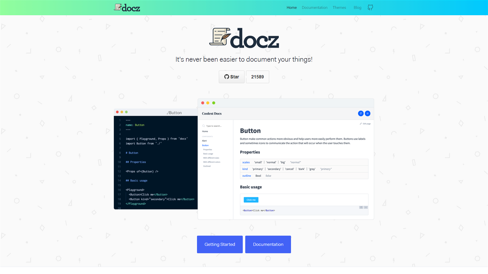 docz react developer tools