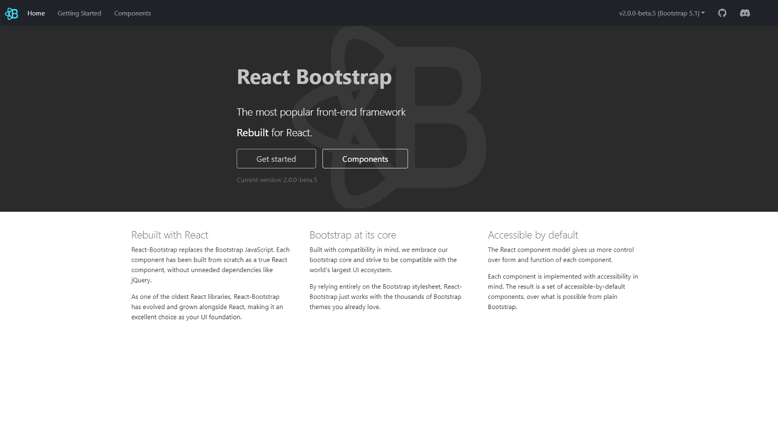react-bootstrap