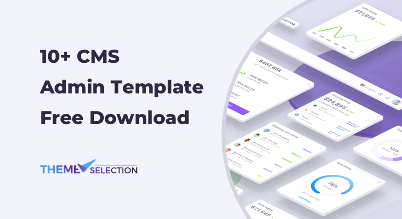 CMS Admin Template Free Download