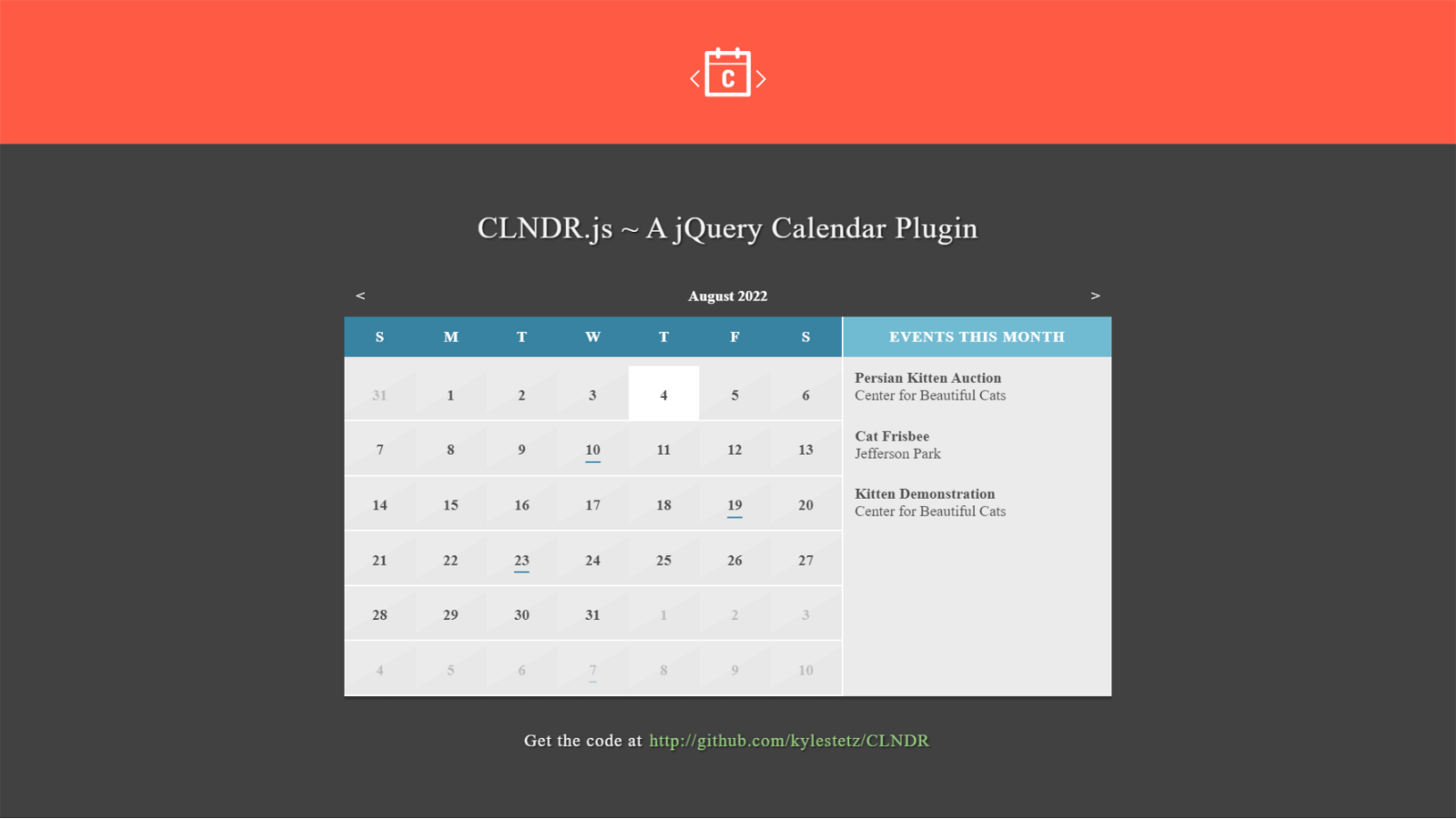 Event calendar ru. JQUERY календарь. JQUERY для начинающих. JQUERY plugin. GITHUB календарь.