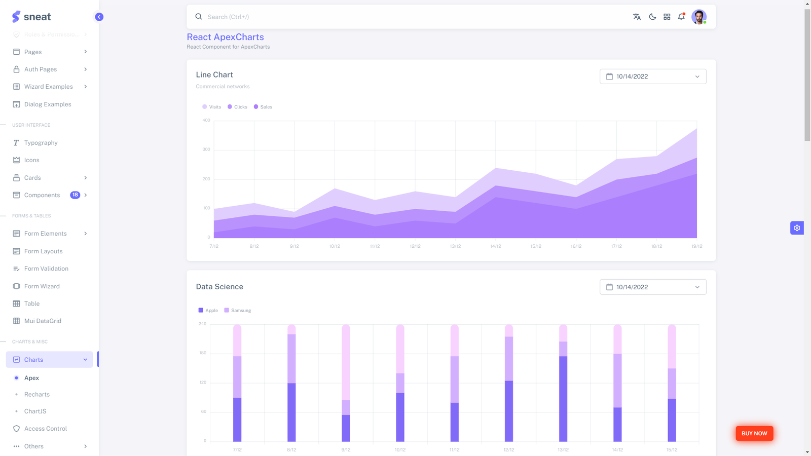 The Best 12 Open Source React Chart Library 2024 - ThemeSelection