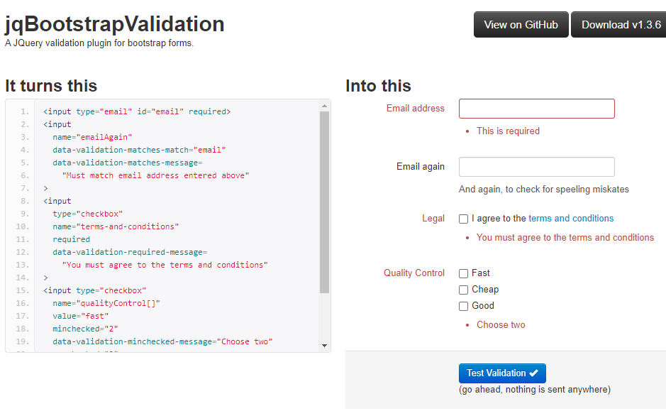 10+ Helpful JavaScript Form Validation Library - ThemeSelection