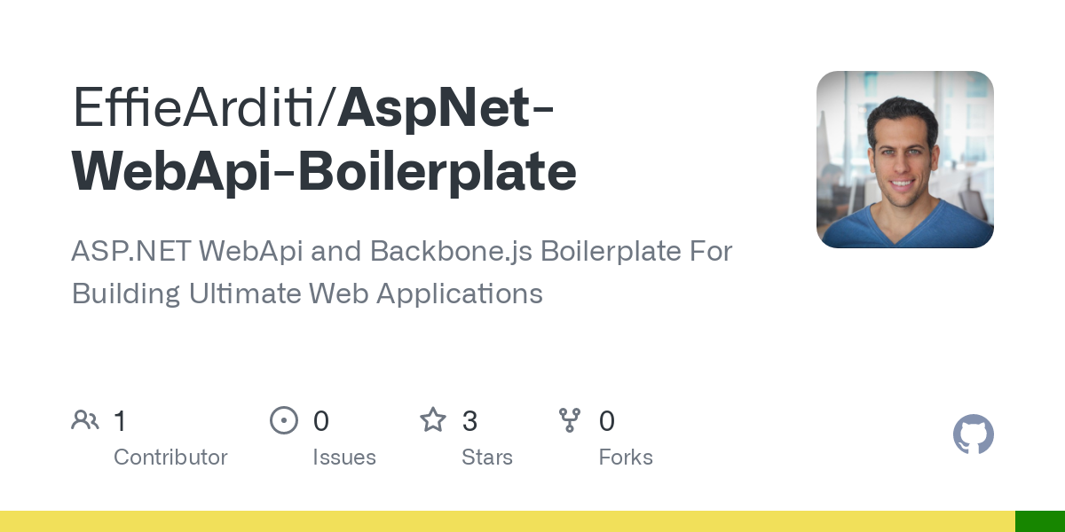 .Net Web API Boilerplate