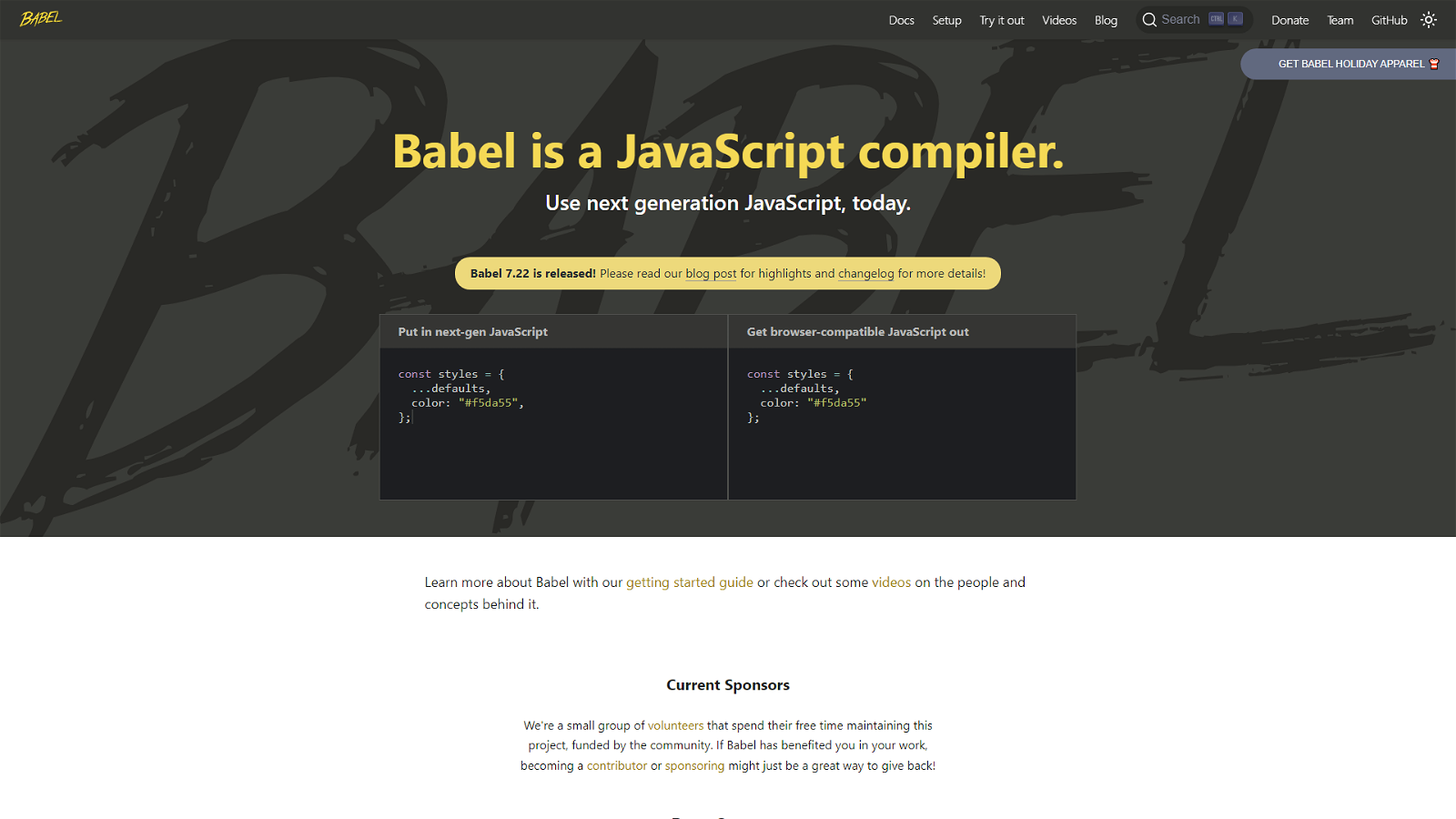 Babel Javascript Compiler