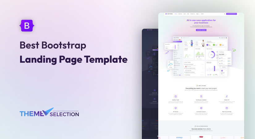 Bootstrap Landing page template
