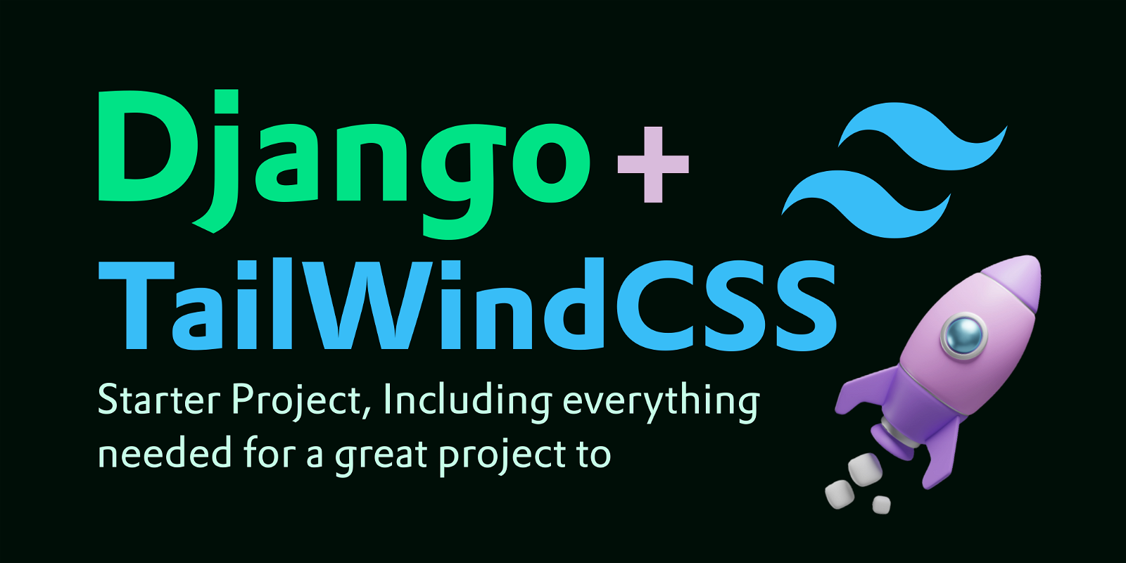Django Tailwinf template a django start project