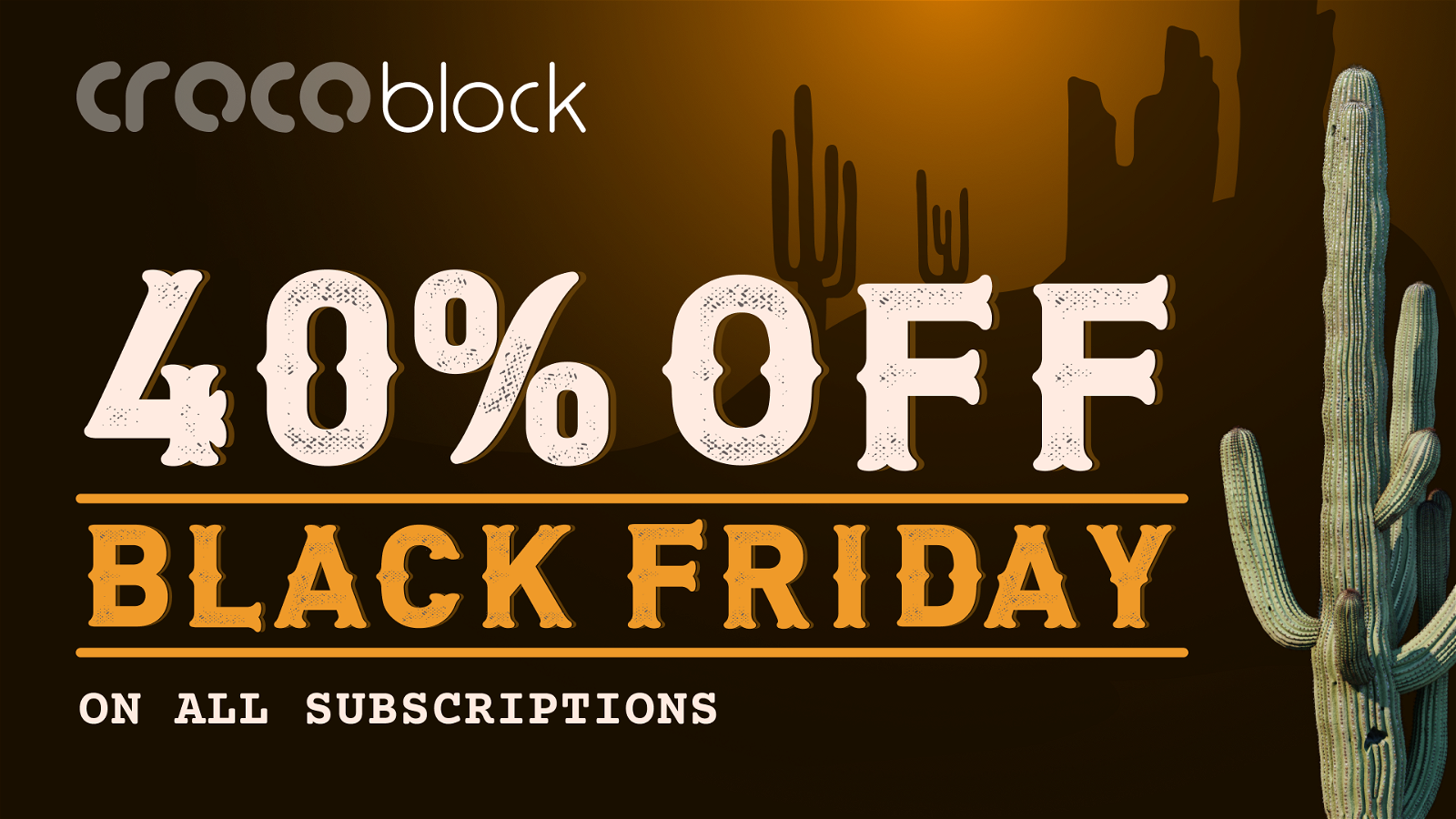 Croco Block Black Friday Deals