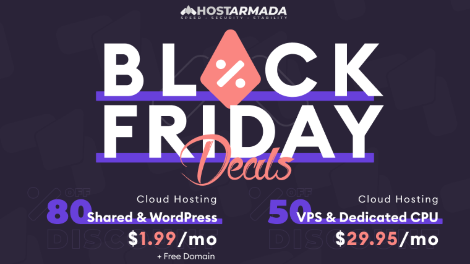 hostarmada black Friday deal