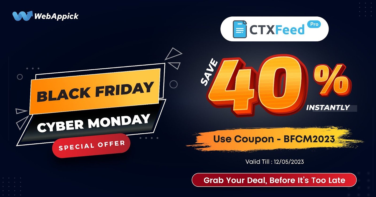 CTX feed pro black Friday deal