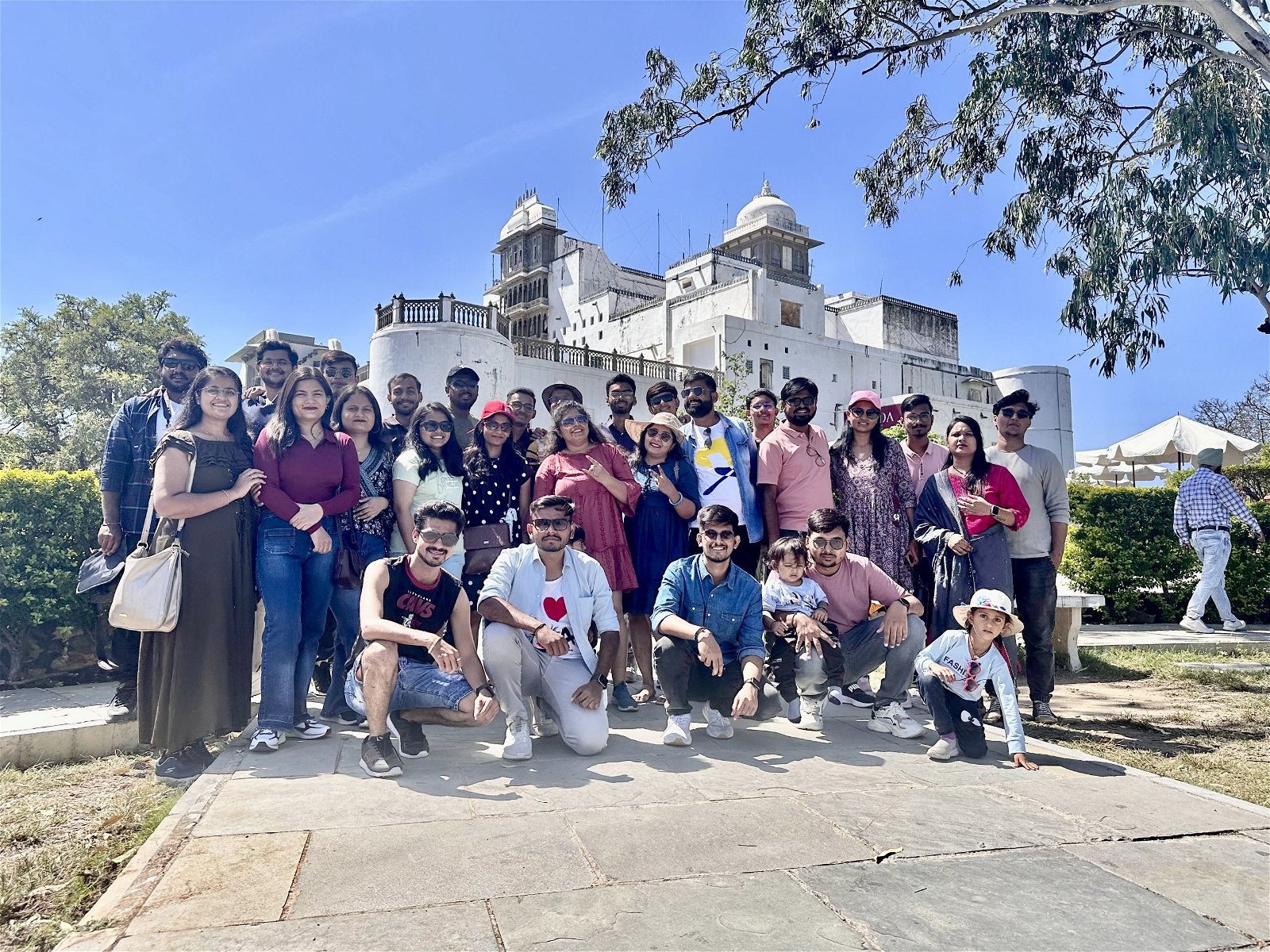Our Team at Sajjangarh Monsoon Palace, Udaipur, Rajasthan