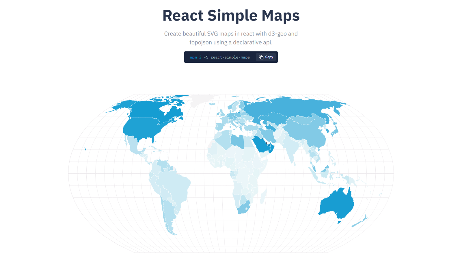 React map library
