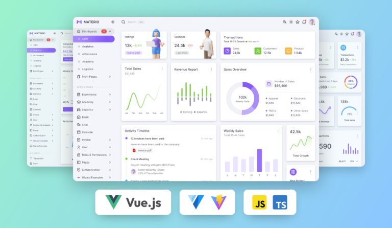 Materio - Free Vuetify Vuejs 3 Admin Template - ThemeSelection