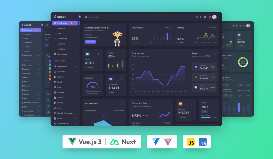 Sneat - Vuetify Nuxtjs 3 Admin Template - ThemeSelection