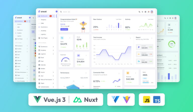 Sneat - Free Vuetify NuxtJS 3 Admin Template