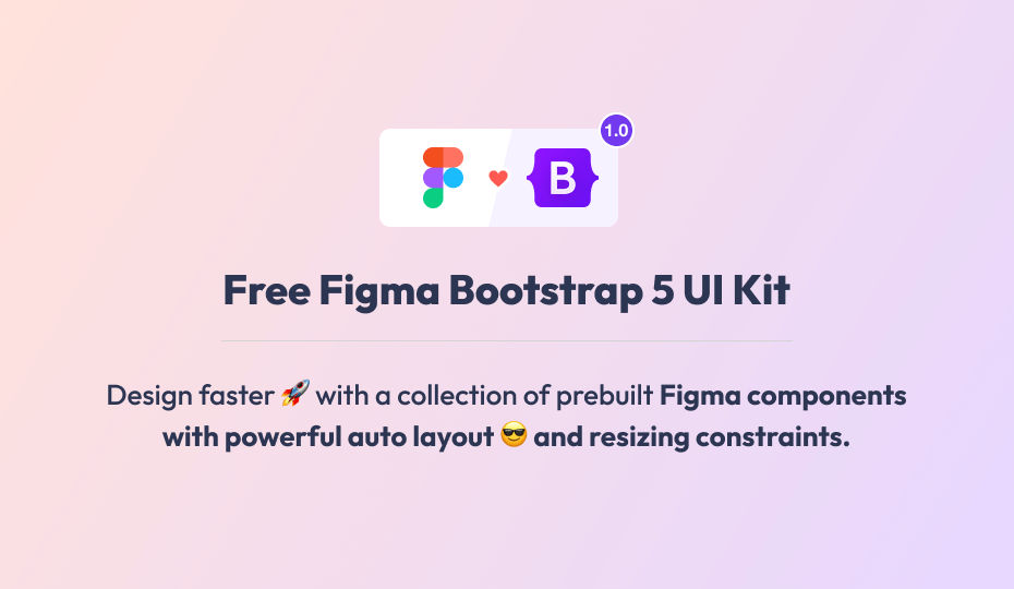  Free Figma Bootstrap UI kit